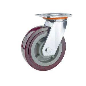 Wholesale 103mm/128mm/155mm Installation Height Industrial Caster with Ball Bearing Steel Core from china suppliers