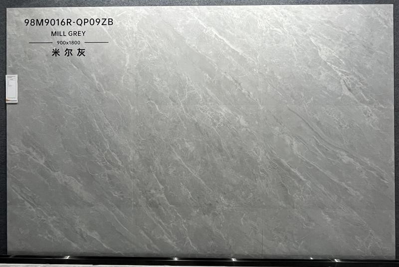 No Fade Anti-Slip Inside Floor 900x1800x9mm Porcelain Glazed Polished Tile For Restaurant And Decor