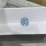 Cushion Brilliant Cut 1.17ct Blue Diamond Lab Grown Colored Diamonds VS1