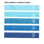 Silicone Gradient Color Yoga Resistance Band 600mm With Multiple Color Choices