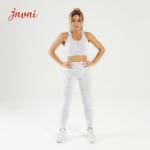 Camo Printed Women Two Piece Workout Outfits Nake Feeling