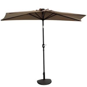Wholesale Half Side Balcony Umbrella Outdoor Stand Pole Wall Parasol DIA2.3M from china suppliers