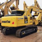 Used Komatsu PC160-7 Hydraulic Excavators 82kw Rated Power Secondhand Komatsu