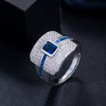 Elegant square Shaped CZ Rings Women Ring for Wedding Ring Wedding Sweet Design