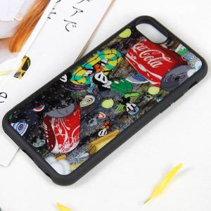 Wholesale TPU+ PC Glass colored painting for iphone7, durable case with unique design from china suppliers