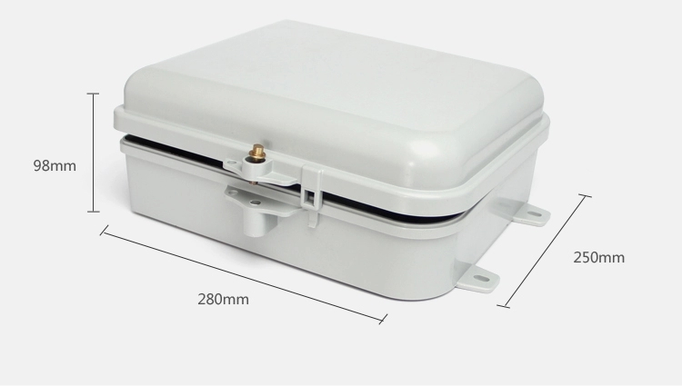 Indoor  Outdoor Waterproof ABS Material Mini 8 12 16 24 Cores Optical Fiber Cable Distribution Box