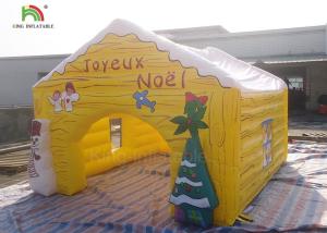 Wholesale Customized Size Inflatable Advertising Products Christmas House Snowma Tent from china suppliers