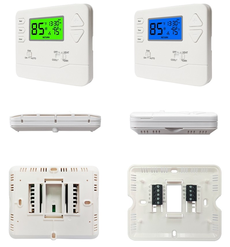 2 Heat 1 Cool NTC Relay 24V Digital Air Conditioner Thermostat