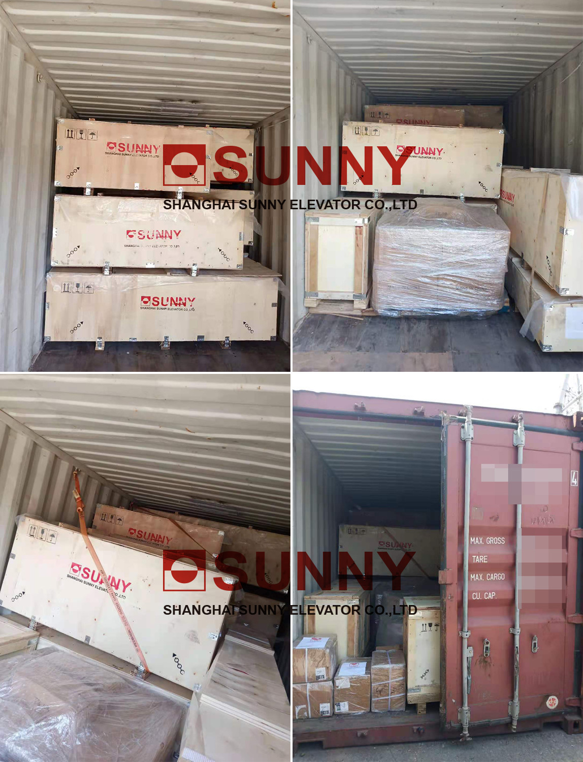 Load 450kg PVC Floor VVVF Hydraulic MRL Gearless Elevator Lift