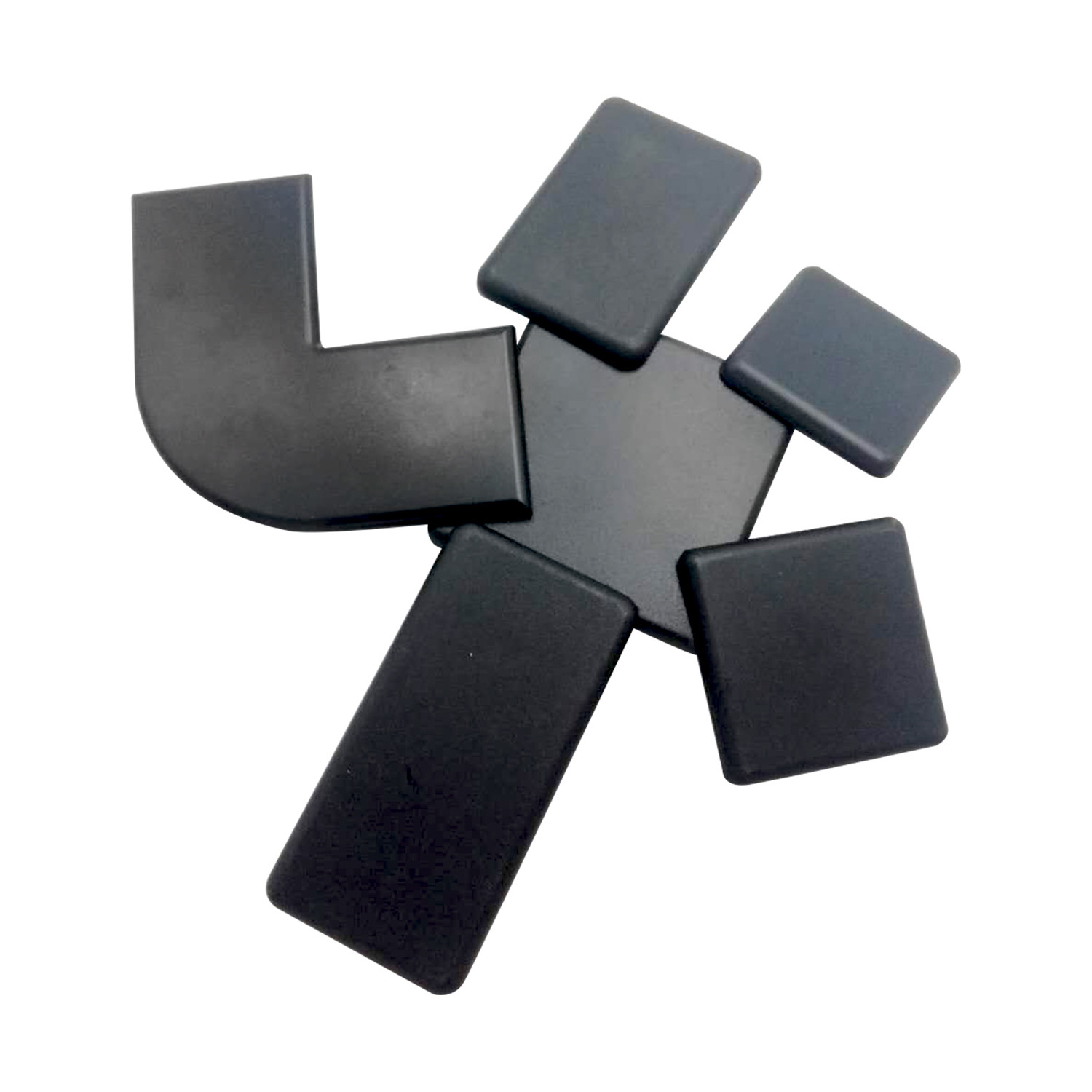 MV-EC3030R Plastic Nylon Cover Black Profile End Cap