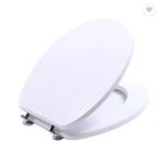 Slow-Close Hinged Round Toilet Seat Cover Made Of Polypropylene For Modern