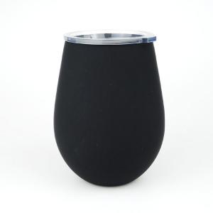 Wholesale Double Wall Seal Lid Black Matte Stainless Steel Vacuum Coffee Mug from china suppliers