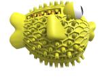 Hot Sale Tough Rubber Dog Teeth Cleaning Sturdy Durable Chew Toys For Pitbulls