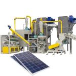 200-1000kg/h Capacity Photovoltaic Solar Panel Cell Recycling Equipment with