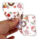 IMD Custom Print Nature Clear TPU Christmas Designs Phone Case For Samsung