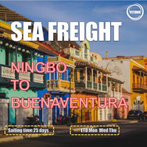 Wholesale Ningbo To Buenaventura Colombia Sea Freight Logistics Services 25 Days from china suppliers