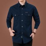 Outdoor Recreation Short Sleeve Dress Shirt for Men Wrinkle Resistant and