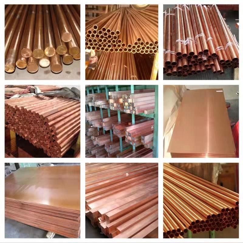 ASTM H90 30mm Copper Pipe Tube Yellow 168mm OD For Water Heater