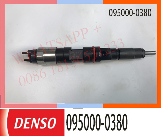 common rail injector 095000-0380 for KOMATSU truck diesel pump injector DENSO 095000-0380 for high pressure engine