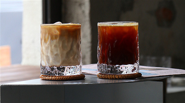 7 oz Irregular Glacial Whiskey Glass Cup Nordic Style Water Beer Highball Glass Cup