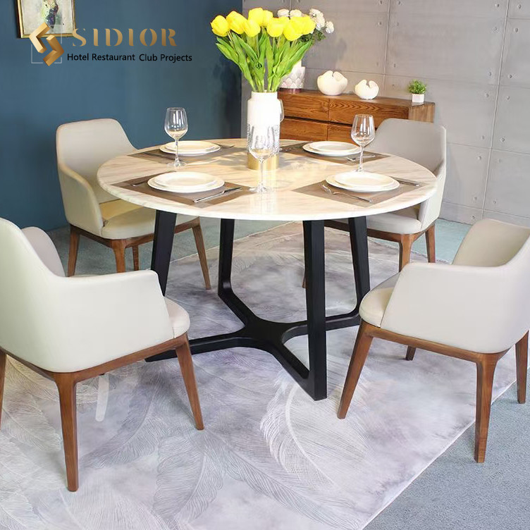 PU Leather Dinning Chair, Restaurant Dinning Chair, Hotel Chair, Lobby Chair, High Density Foam, Solid Wood Legs