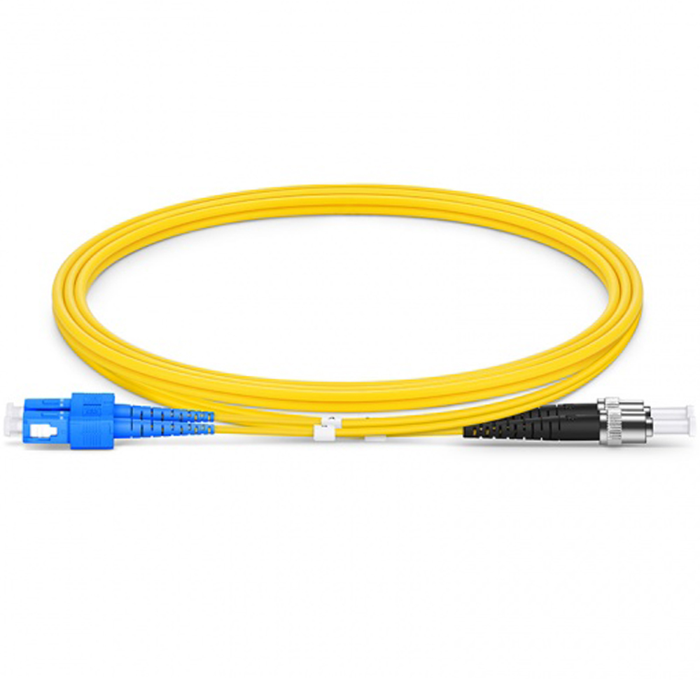 Telecommunication Networks SC ST Simplex Fiber Optic Patch Cord with High Return Loss