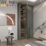 Wooden Modern Open Combination Wardrobe for Clothes in Walk-in Closet Bedroom