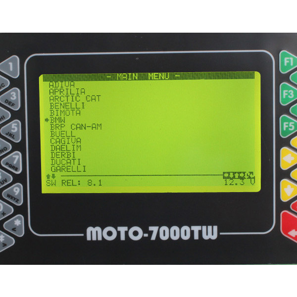 MOTO 7000TW Universal Motorcycle Scan Tool V8.1 Version Support Reset Key Systems
