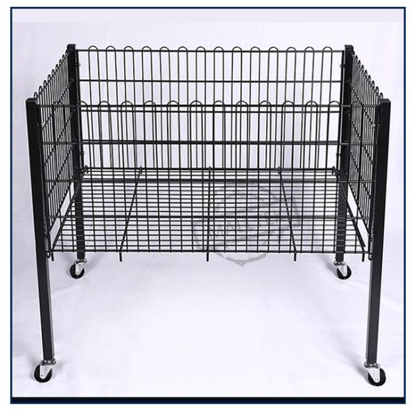 Popular Promotion cage Capacity Stackable Wire Baskets Customizable colors
