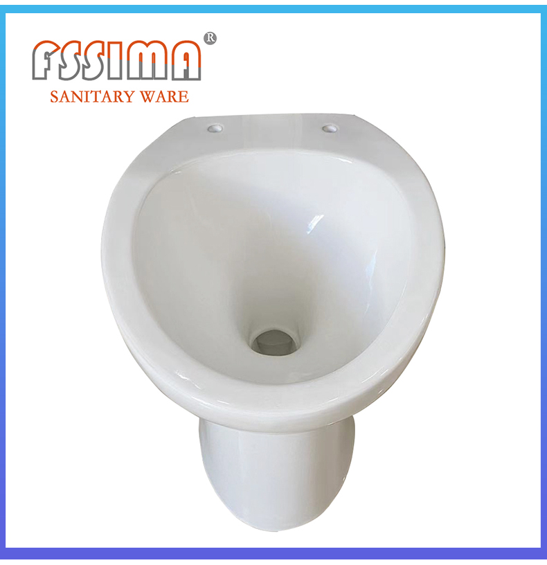 Elongated Gravity Flush Rv Toilet S Trap 100mm Water Closet Small