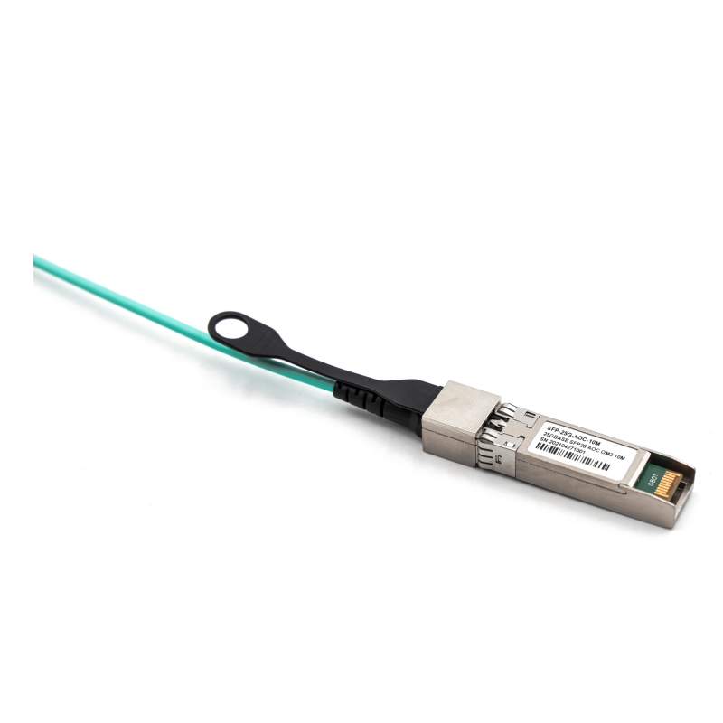 25Gbps SFP28 SFP Ethernet Data Center 70m Om3 100m Om4 Aoc Patch Cord for -30 to 0dBm