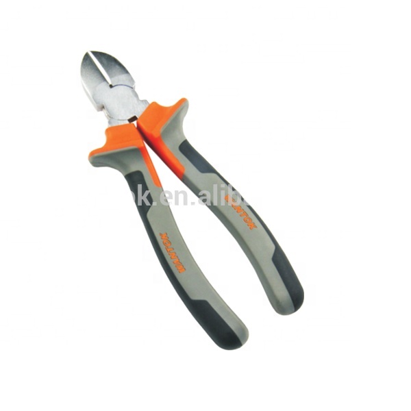 Carbon Steel Diagonal Pliers TUV/GS Certified 6"/7"/8" for Professional and Clean Cuts