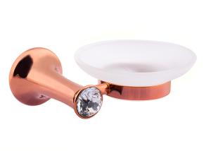 Wholesale Classic Design Wall mounted Bathroom Accessories Soap Holder Zinc Alloy and Crystal from china suppliers