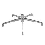 Modern Ergonomic Caster Chair Base Aluminum Alloy Wheel Base For Office Chair