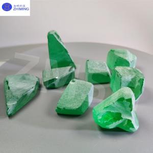 Wholesale Synthetic Colored Gemstone YAG Crystals Emerald Green Freeform Cutting For Luxury Jewelry from china suppliers