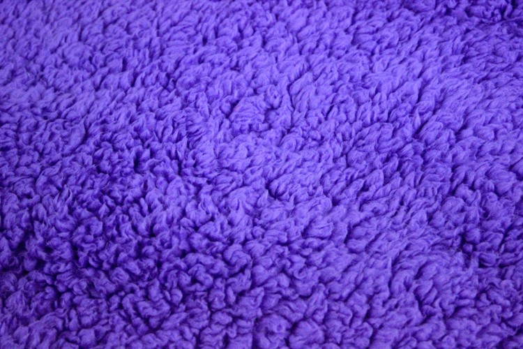Classical Curly Pile Polyester Sherpa Fabric 16s Density For Blanket