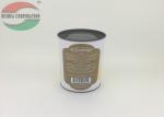 Anti-rust Movable Metal Lid Kraft Paper Tube Packaging For Coffee