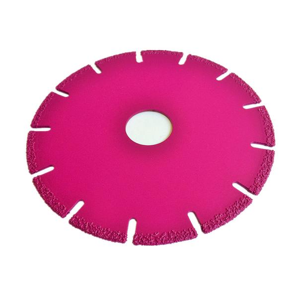 5 Inch Vacuum Brazed Diamond Marble Cutting Blade 125mm For Stone Ceramic