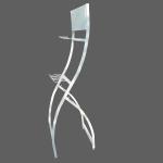 White Color LH-1432 Car Accessories Display Rack , Wiper Blade Display Rack
