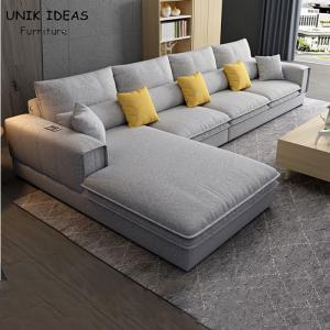 Wholesale Nordic Furniture Living Room Sectional Sofa Fabric Corner Lounge L Shaped from china suppliers