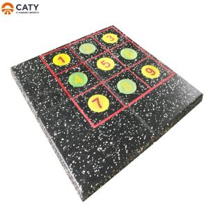 Wholesale EPDM Workout Floor Tiles 500x500mm , Multifunctional Outdoor Gym Flooring from china suppliers