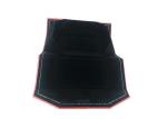 Red Leather Foldable Handmade Sunglasses Case Logo Can Be Customized