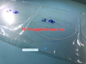 Wholesale 10x10/7x7mm Scientific Lab Equipment Sapphire Glass Laser Cutting Camera Protective Lens from china suppliers