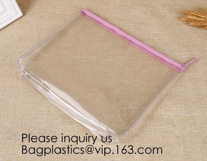 Recyclable Stand-Up Clear Plastic Cosmetic Promotion Packing Bag,Reusable Wet Wipe Eva Stand Up Pouch Bag, bagease, bag