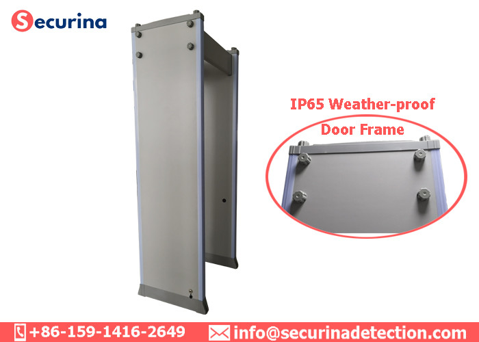 45 Zones Full Body Scanner , Industrial Door Frame Metal Detector 7 Inch LCD Screen