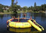 Rave Bongo Water Trampoline Parks , Inflatable Water Games , Water Park Games