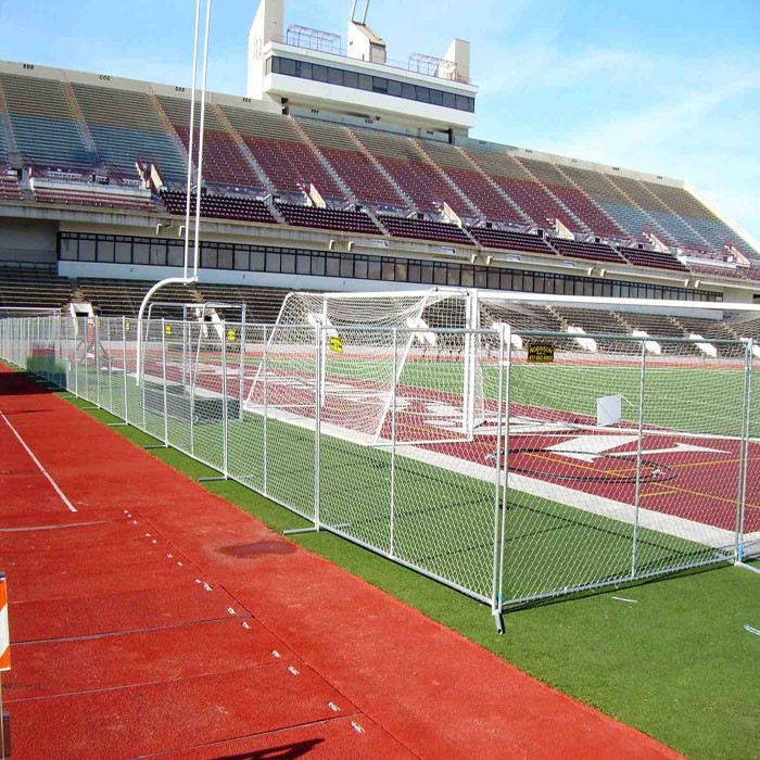 6'X12' chain link fence panels 1⅜"(35mm) outer tube 1.2 oz/ft2/366 g/m2 hot dipped galvanized mesh aperture ) 2½"/63mm