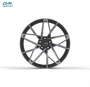 Wholesale OEM 1 piece Racing Forged Wheels Gloss Black 5x108 17 Inch Rims from china suppliers
