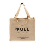 Large Organic Linen Printed Jute Bags Canvas Shopping Bags Tote