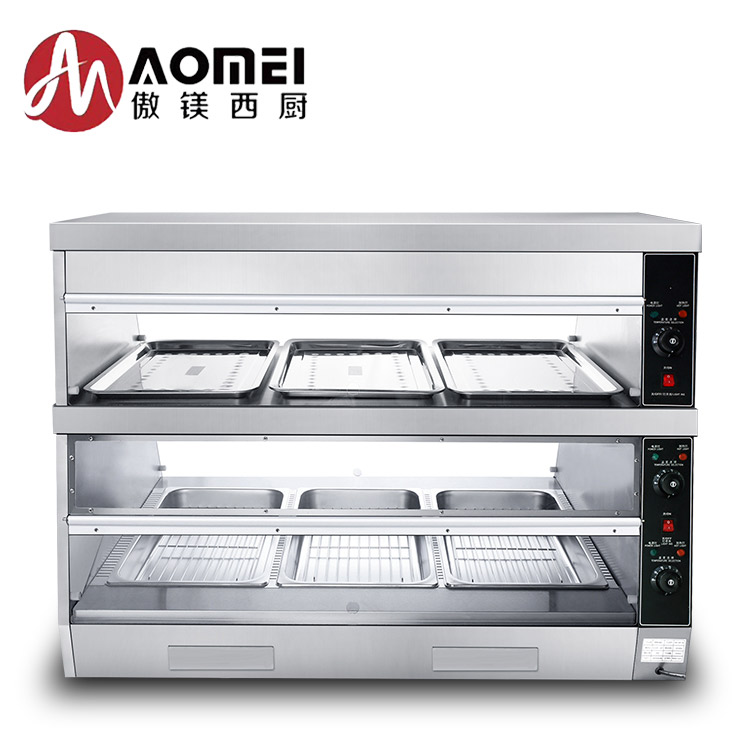 Moisturizing Stainless Steel Commercial Electric Power Double Insulation Food Warmer